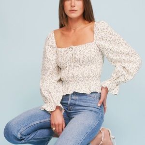 Reformation pimento top ivy